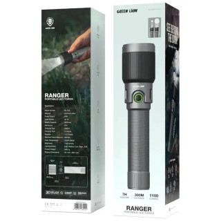 خرید چراغ قوه شارژی گرین لاین مدل RANGER با قیمت مناسب در اکسسوری استور