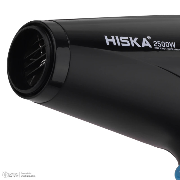 سشوار حرفهای هیسکا مدل H5261 با موتور AC ۲۵۰۰ وات و فناوری یون - مناسب برای خرید با قیمت عالی از اکسسوری استور