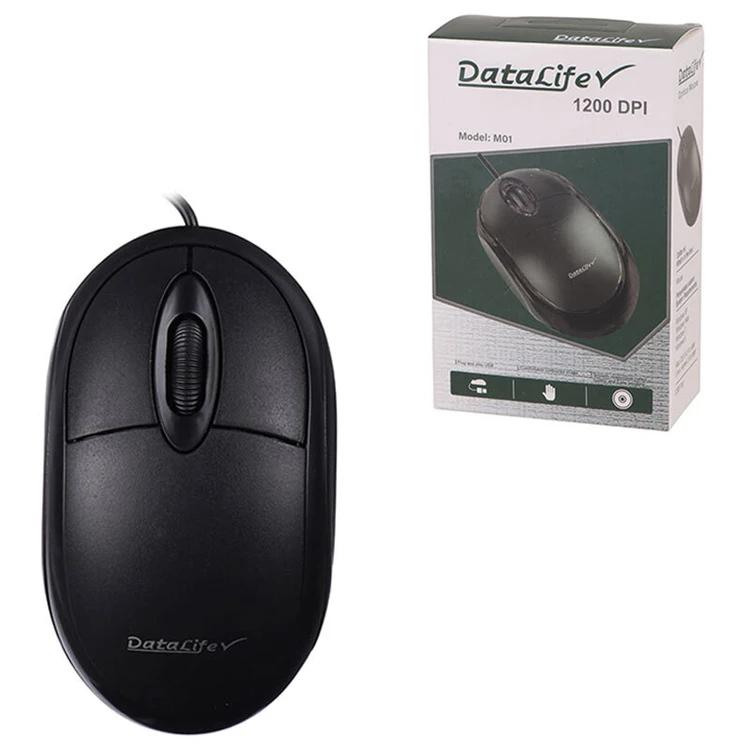 خرید موس با سیم DataLife مدل M01 | قیمت مناسب | اکسسوری استور
