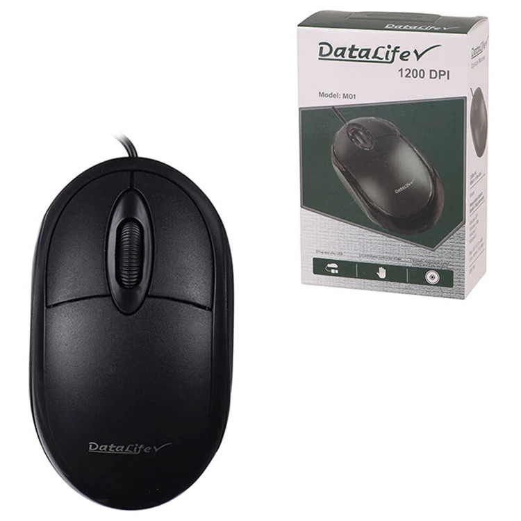 خرید موس با سیم DataLife مدل M01 | قیمت مناسب | اکسسوری استور