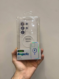 قاب magnetic شفاف سامسونگ s26 fe