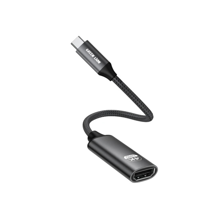 خرید کابل تبدیل USB-C به HDMI گرین لاین مدل GN4KCTHDMI با کیفیت 4K از اکسسوری استور